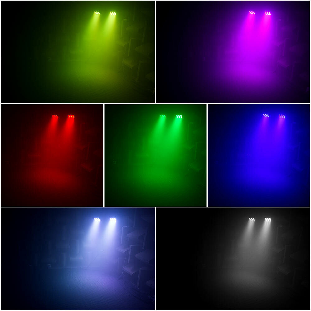 8X 120W LED Par Light RGBW Rainbow Effect DMX Party Disco Wedding DJ Stage Light U`King Does Not Apply - фотография #2