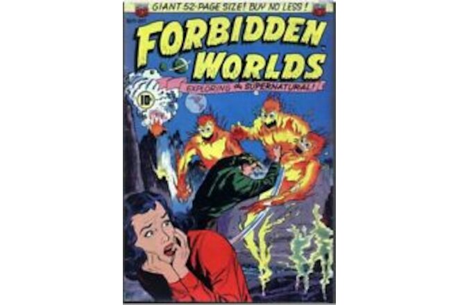 FORBIDDEN WORLDS COMICS 84 Unique Issue Collection On USB Flash Drive