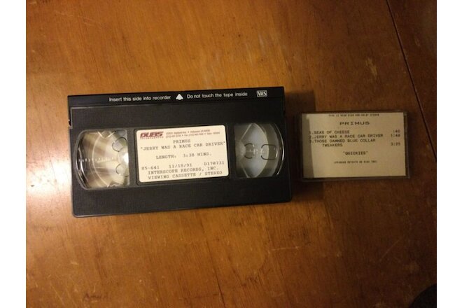 Primus: Rare VHS and Cassette--Sailing the Seas of Cheese--1991