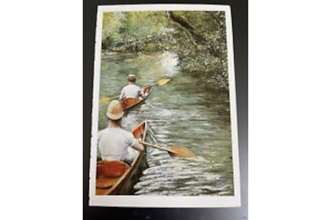 POSTCARD UNPOSTED IMPRESSIONISTS- GUSTAVE CAILLEBOTTE (1848-1894)- SCULLS, 1878