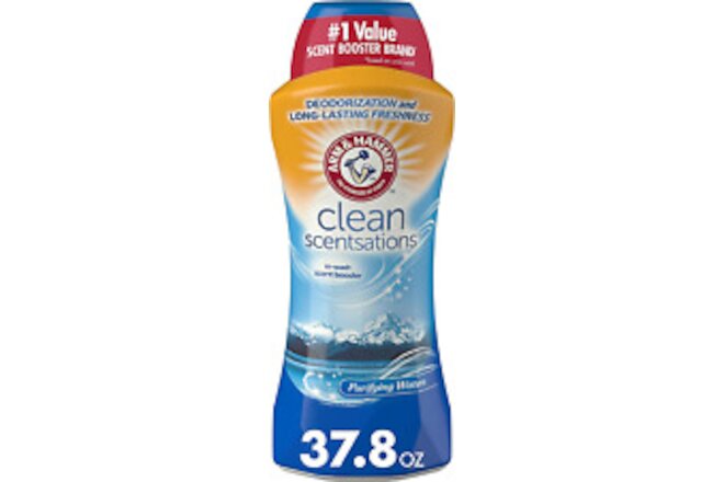 Arm & Hammer In-Wash Scent Booster, Purifying Waters, 37.8 Oz