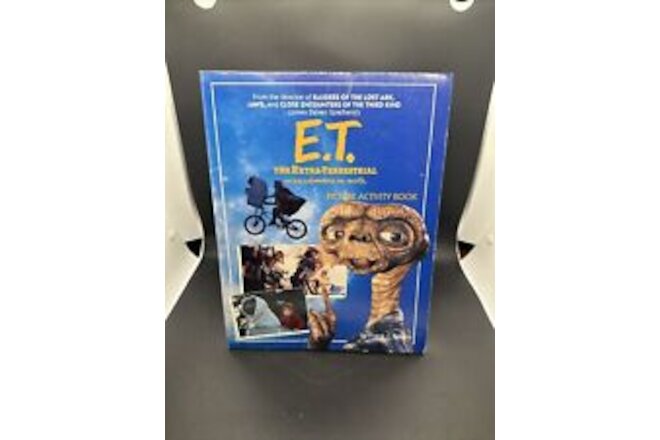Vintage E. T. Picture Activity Book 1982 Universal 11 x 8.2"