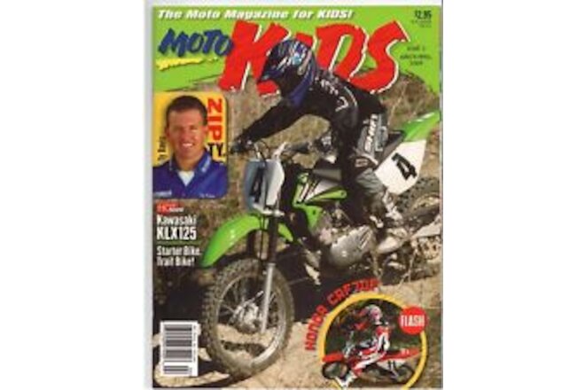 Vintage Magazine 2004 Issue 2 MotoKids Motocross Supercross CRF70F Ty Davis