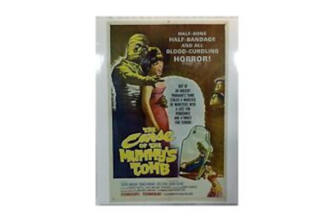 The Curse of the Mummy's Tomb (1964) 7.5”x11" Laminated Mini Movie Poster Print