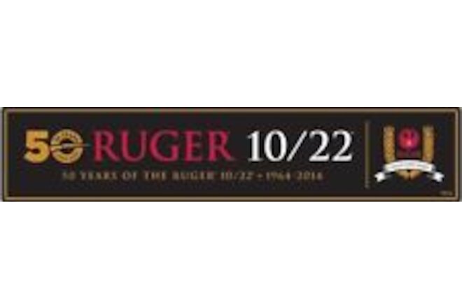 Ruger Firearms 10/22 Rifle Limited Edition Tin 50th Anniversary Sign