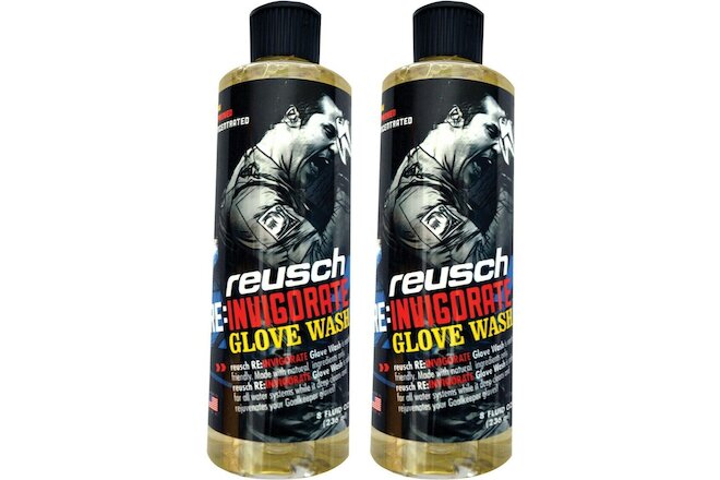 2 Pack Reusch Re:Invigorate Goalkeeper Glove Wash Concentrate Detergent 8oz X 2