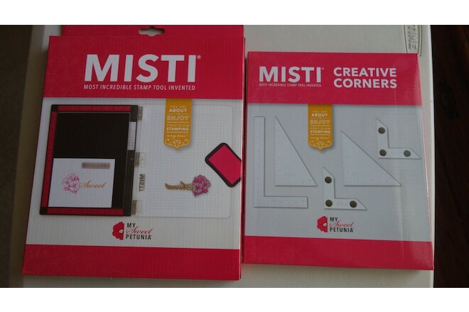 Lot Bundle New Model Original  MISTI Stamp Tool Stamp System & Creative Corners
