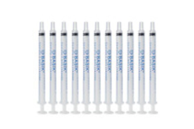 1cc | 1ml Silicone O-ring Slip Tip Feeding  Craft Syringe With Caps  10/pack