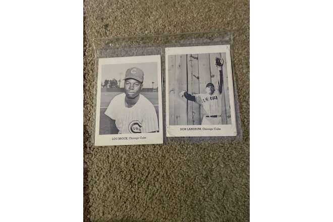 Vintage original early 60s CUBS Team Issue B&W (11) ndividual player photos 5x7
