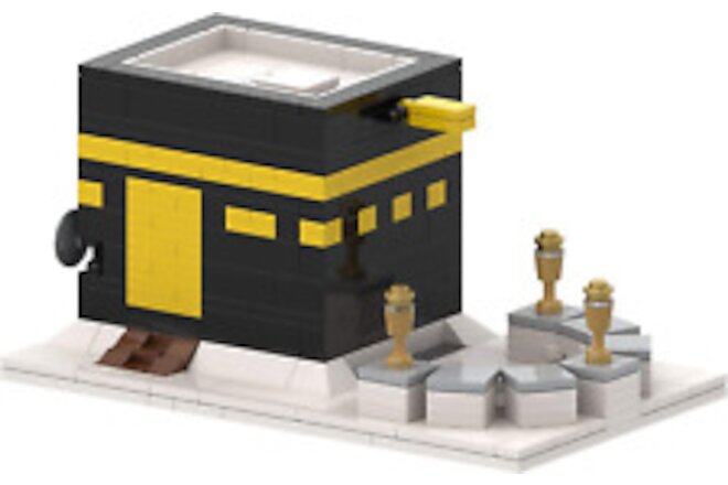 Kaaba Bricks Islamic Toy Building Blocks Set Included Guide of 64 Steps Durab...