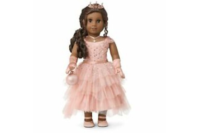 American Girl 2021 Winter Princess Doll Black Hair Swarovski Limited Edition NEW