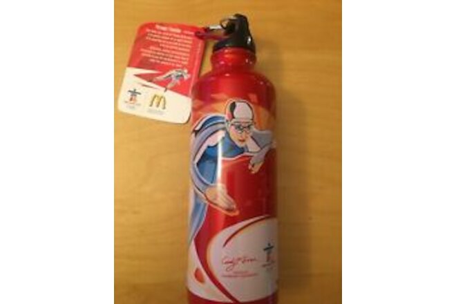 MCDONALDS VANCOUVER OLYMPIC 2010 WATTER BOTTLE, CINDY KLASSEN WITH TAGS 2009