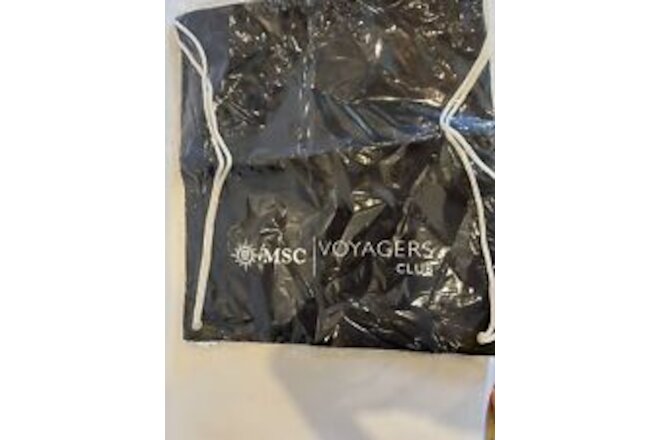 MSC Voyagers String Bag. New Sealed In Plastic! Fun Thing For Your Next Cruise!