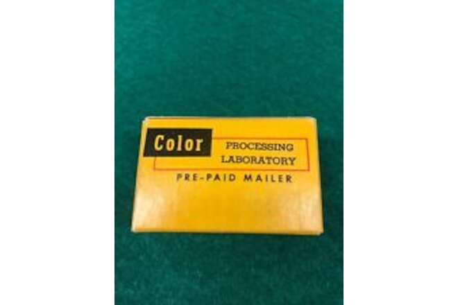 Vintage KODAK Film Prepaid Processing Mailer - 20 Exp. - Kodachrome and others