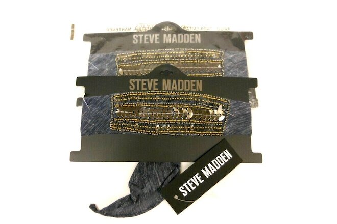 Lot of 2 Steve Madden Women's Embellished Headband / Choker NWT Free Shipping