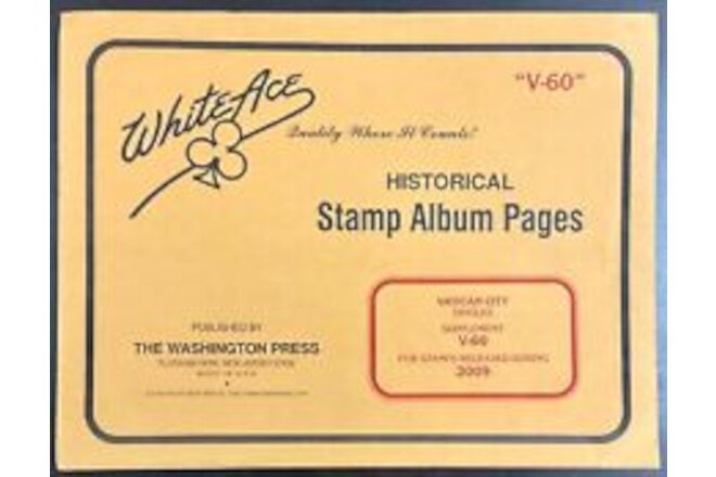 White Ace Historical Stamp Pages Vatican City Singles Supplement V-60 2009 NEW