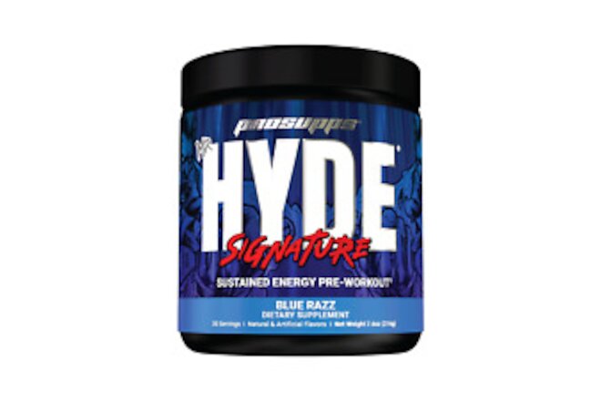 Hyde Signature Pre Workout w/ Creatine, Beta Alanine, Sustained Energy 30 Serv.