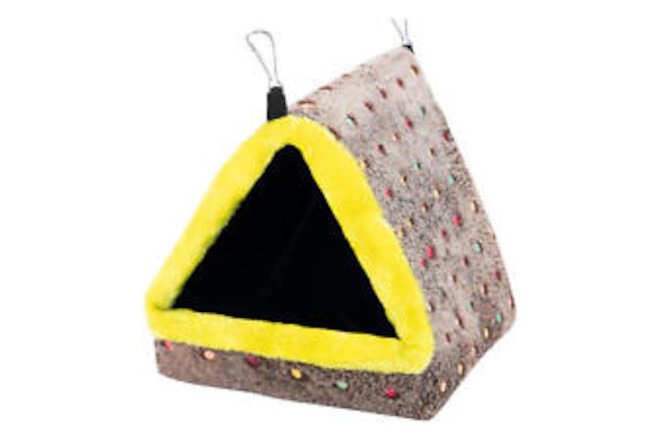 Parrot House Soft Plush Hammock Hang On Cage Tent for Birds Parrot Winter Bed