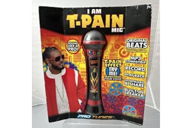 I Am T-Pain Effect Mic Microphone Pro Tunes Nappy Boy MP3 input built in Speaker