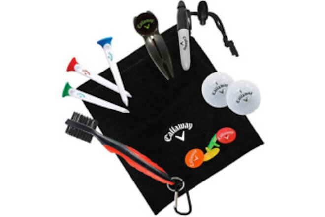 On-Course Golf Accessories Gift Set with Golf Club Brush & Divot Repair Tool wit