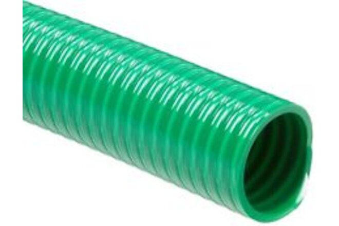 Spiraflex 1600 Green PVC Suction & Discharge Hose, 1" ID x 100' Length Reel, ...