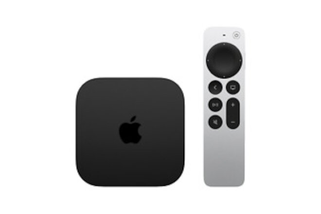 Apple TV 4K 3rd Gen. 64GB Media Streamer - Black, Wi-Fi  New Sealed Free Ship