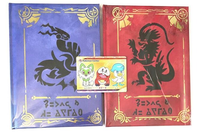 Pokemon Scarlet & Violet Art books Sealed Pokemon Center Limited Card Nintendo