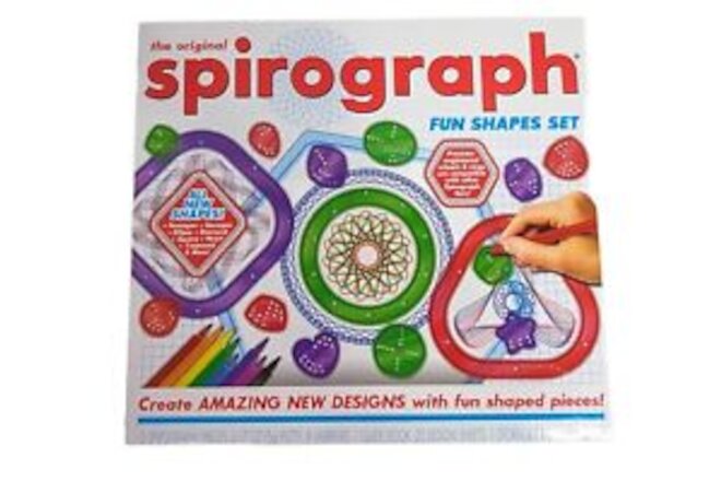 The Original Spirograph Fun Shape Set Drawing Art Set Classic Kids Art Craft 8+