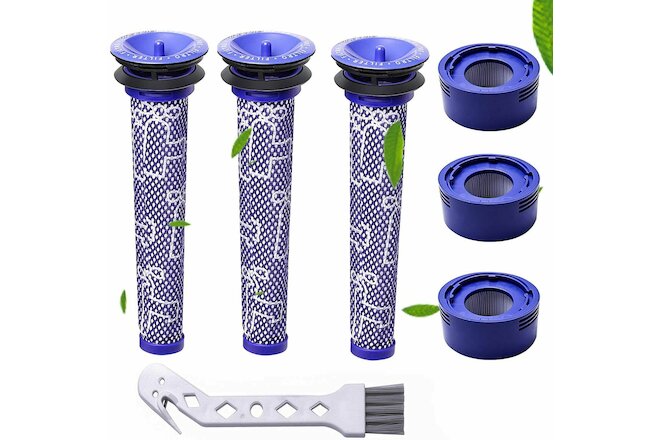 6 Pack Filter Replacement for Dyson V7 V8 Animal and V8 Absolute Cordless Vacuum