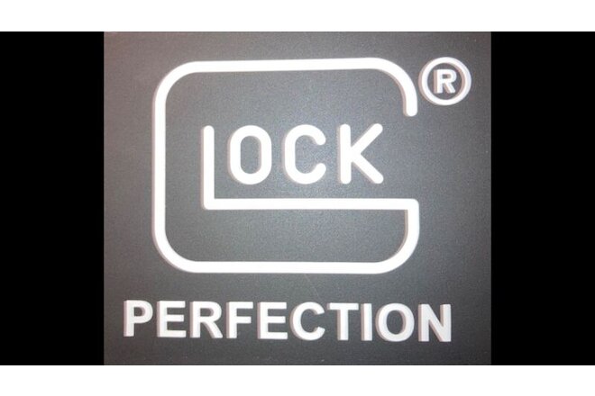 Set of Four (4) GLOCK Perfection Peel Off Stickers