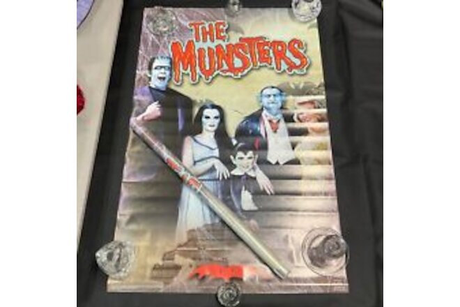 The Munsters Poster  RARE Herman Lilly Eddie Funky 3729 NOS SEALED P27