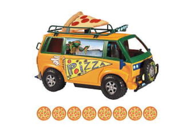 Mutant Mayhem Pizza Fire Delivery Van by Playmates Toys