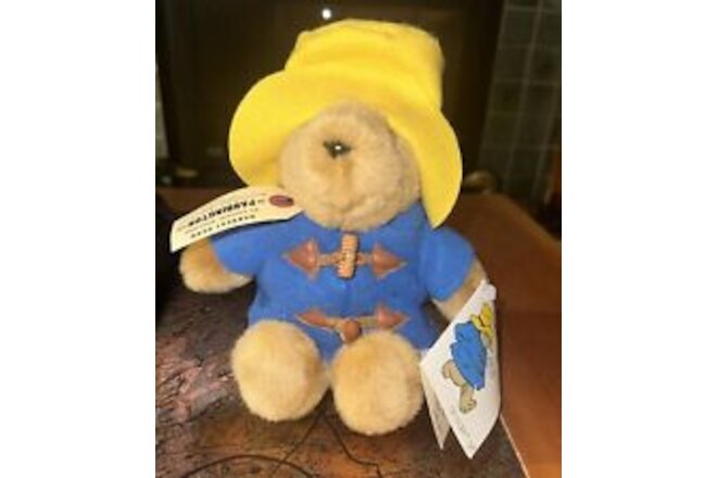 Eden Toys Paddington Bear Stuffed Animal Plush England Vintage 1988 8” Tall NWT