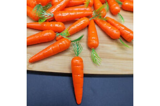 20pcs/set Artificial Carrot Exquisite Wide Application Cute Dollhouse Accessory