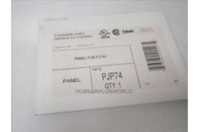 PJP74 Hammond Manufacturing flat panel for PJ744 (New in Box)
