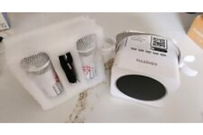 Portable Mini Karaoke Machine for Kids and Adults with Dual Wireless Bluetoot...