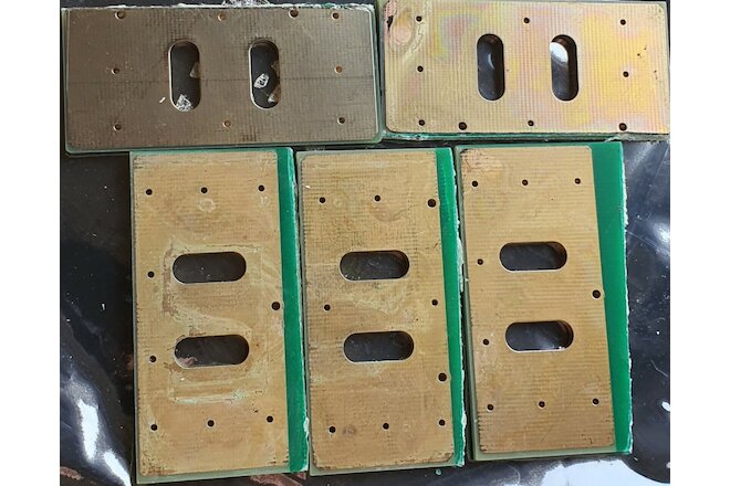 5pcs ,Old PCB 30mm x 60mm Each For Gold Scrap Recovery Recycling