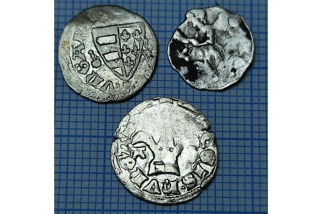 Charles Robert - Karl Robert, Europe, silver, 1307-1342, Medieval, 3 coins