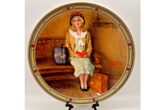 Norman Rockwell 1985 A Young Girl's Dream Decorative Knowles Plate 8.5" #355