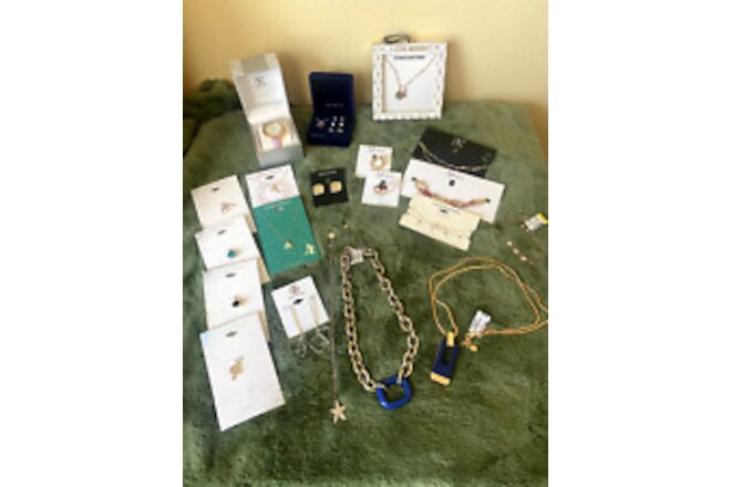 Jewelry Lot sterling earrings, ankle bracelets, Charter Club, Alfani fashion