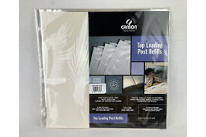 Canson Art & Photo Ivory Top Loading Post Refills 12" x 12"