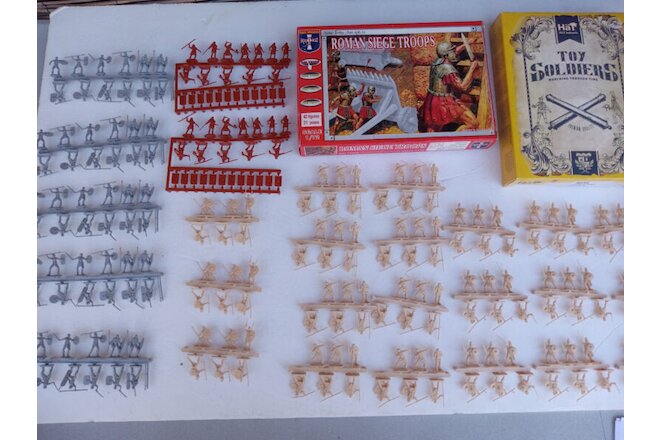 Rome vs Barbarian HUGE LOT Ancient War Catapult Siege Italy Europe 1/72 1” NEW