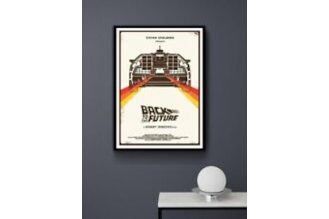 Back to the Future Vintage  Poster, Iconic Movie