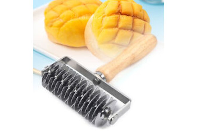 Dough Lattice Roller Cutter Stainless Cookie Pastry Roller Cutter Baking Tool US