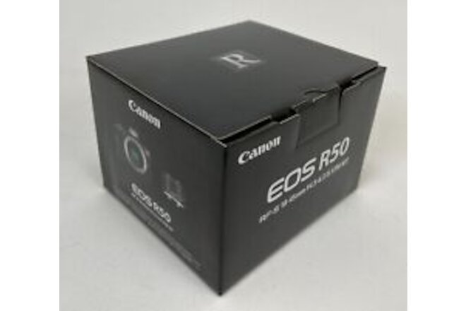 NEW Canon EOS R50 4K Video Mirrorless Camera w/RF-S18-45mm F4.5-6.3 IS STM Lens