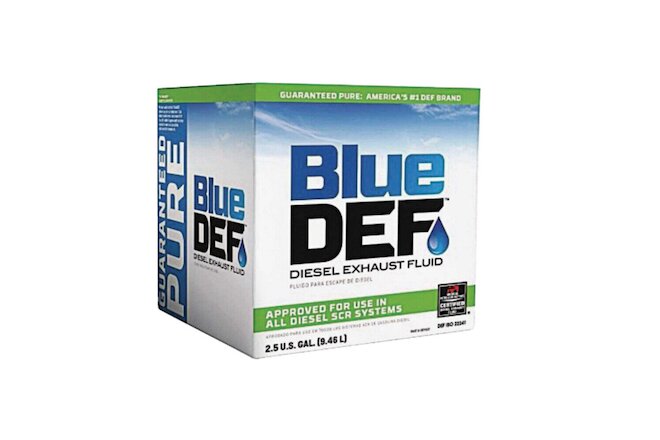 Blue DEF 2.5 Gal. Diesel Exhaust Fluid. 250 Boxes For Sale. Local Pickup Only.