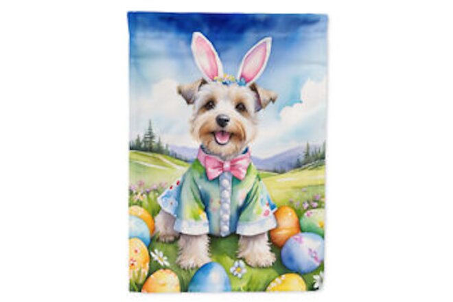 Dandie Dinmont Terrier Easter Egg Hunt Flag Canvas House Size DAC5012CHF