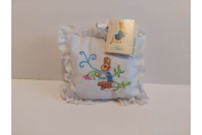 Beatrix Potter by Eden Peter Rabbit Vintage Mini Musical Pillow 6" With Tags