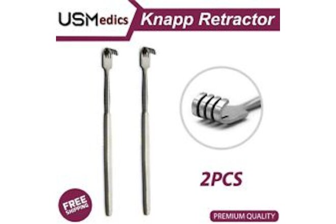 Ophthalmic Dental Knapp Retractors 4 Prongs Surgical Dental instruments BEADEN®