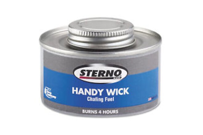 Sterno Handy Wick Chafing Fuel Can Methanol Four-Hour Burn 24/Carton 10364